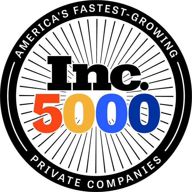 Inc. 5000 color medallion logo