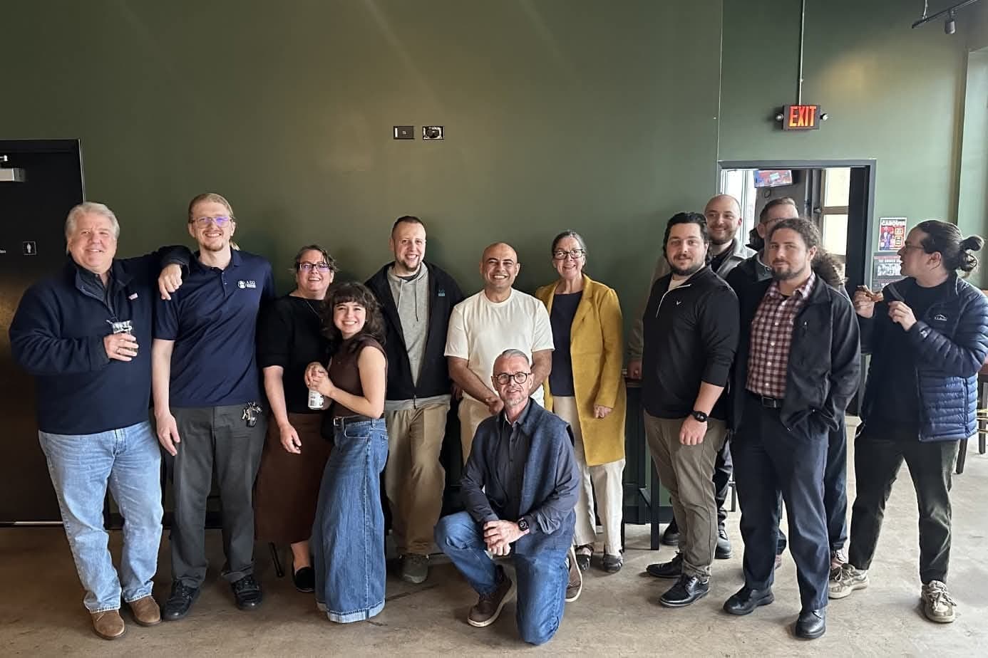 The ASG Information Technologies team at a company outing